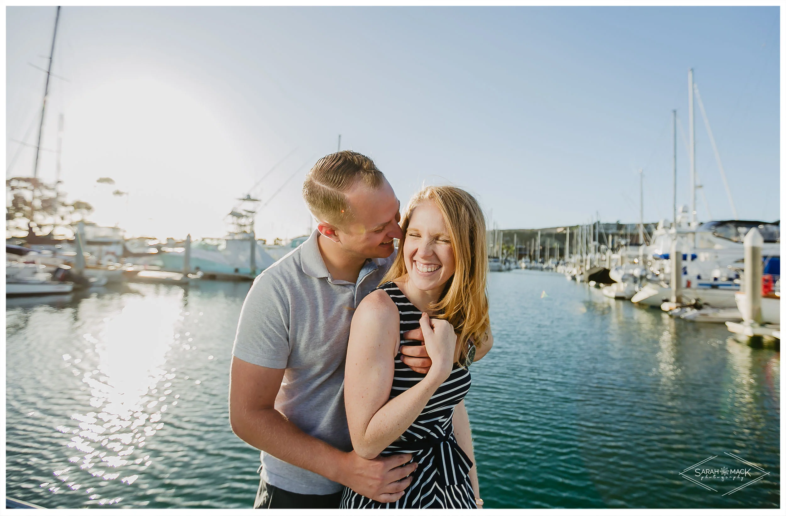 Dana Point Harbor Engagement Photography
