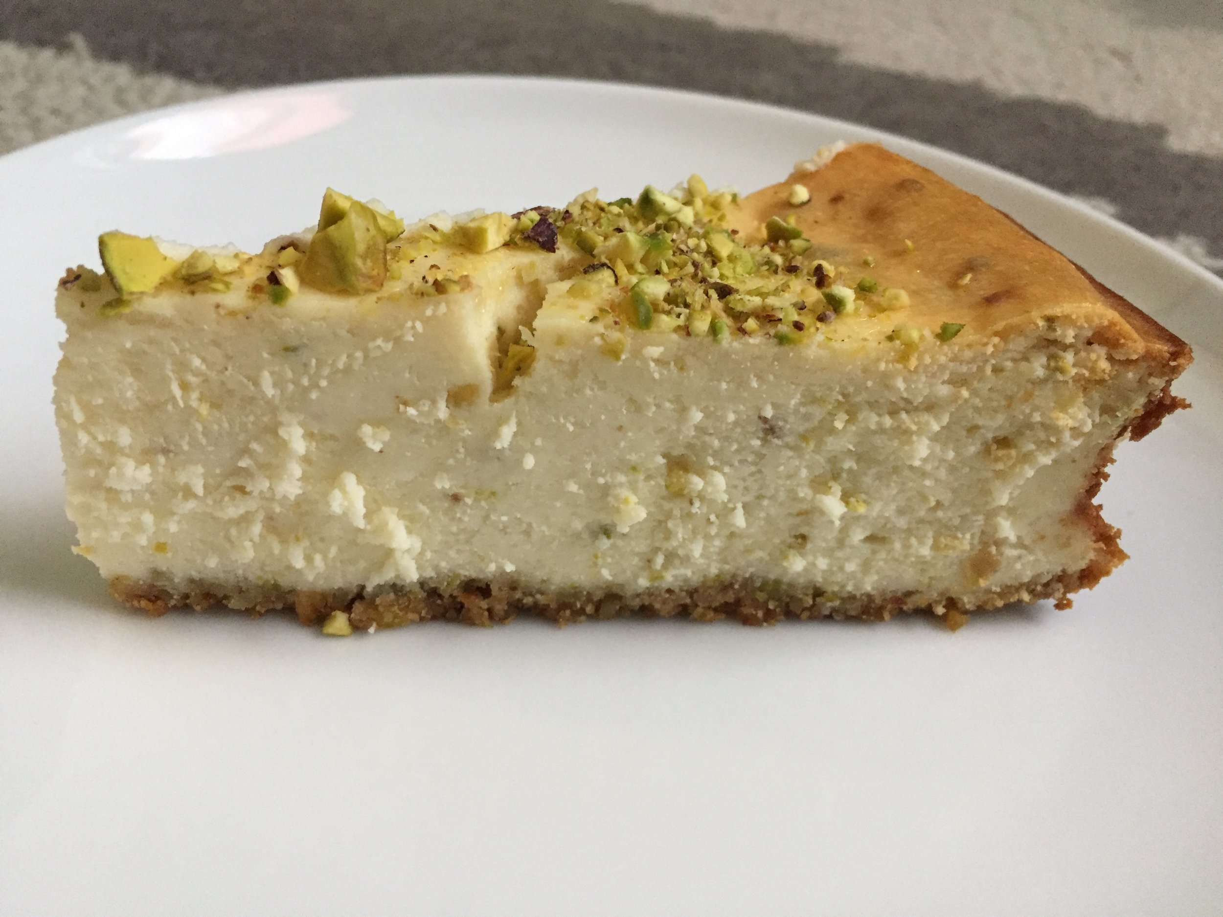 Ricotta and Pistachio Cheesecake