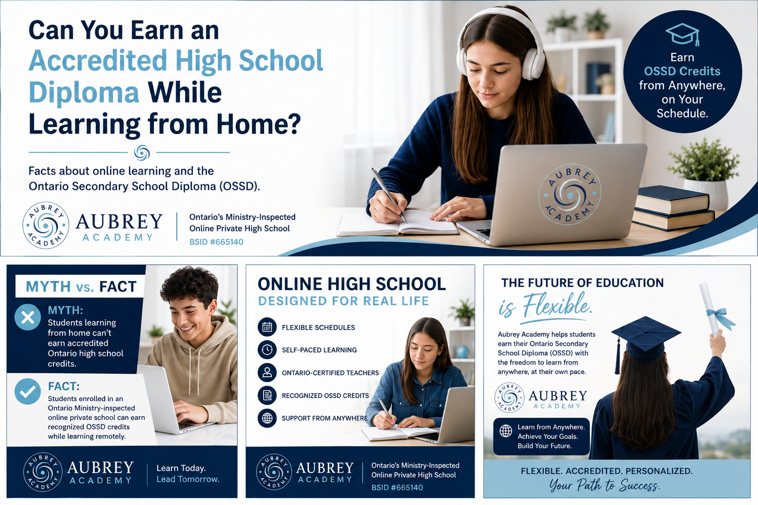 Accredited online high school in Ontario offering OSSD credits from home