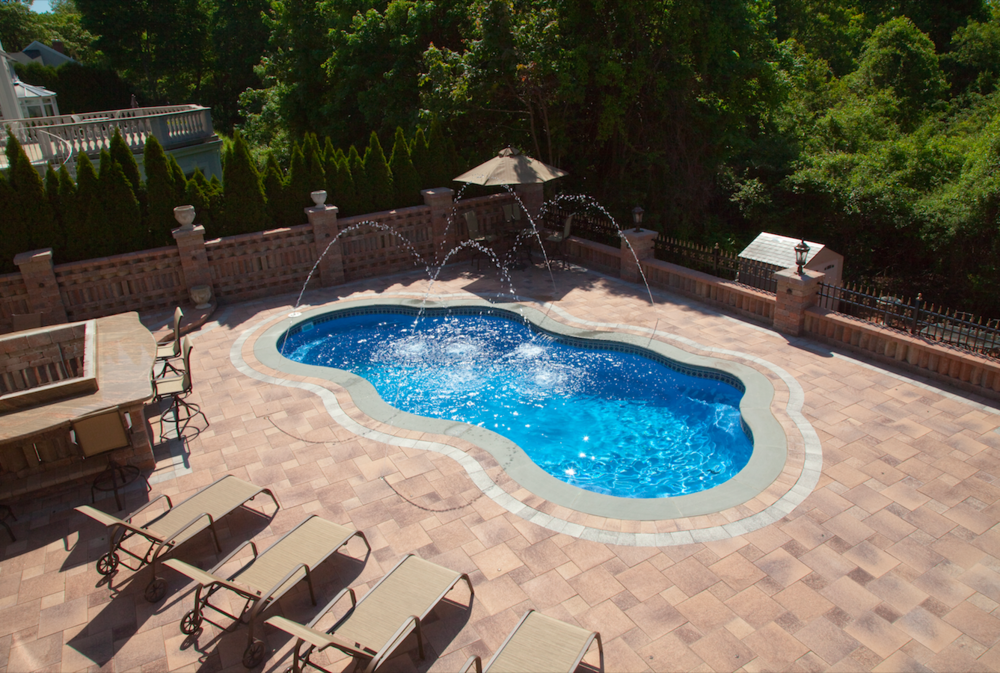 Pool Patio Installation Project, How To Install Pavers Around Pool