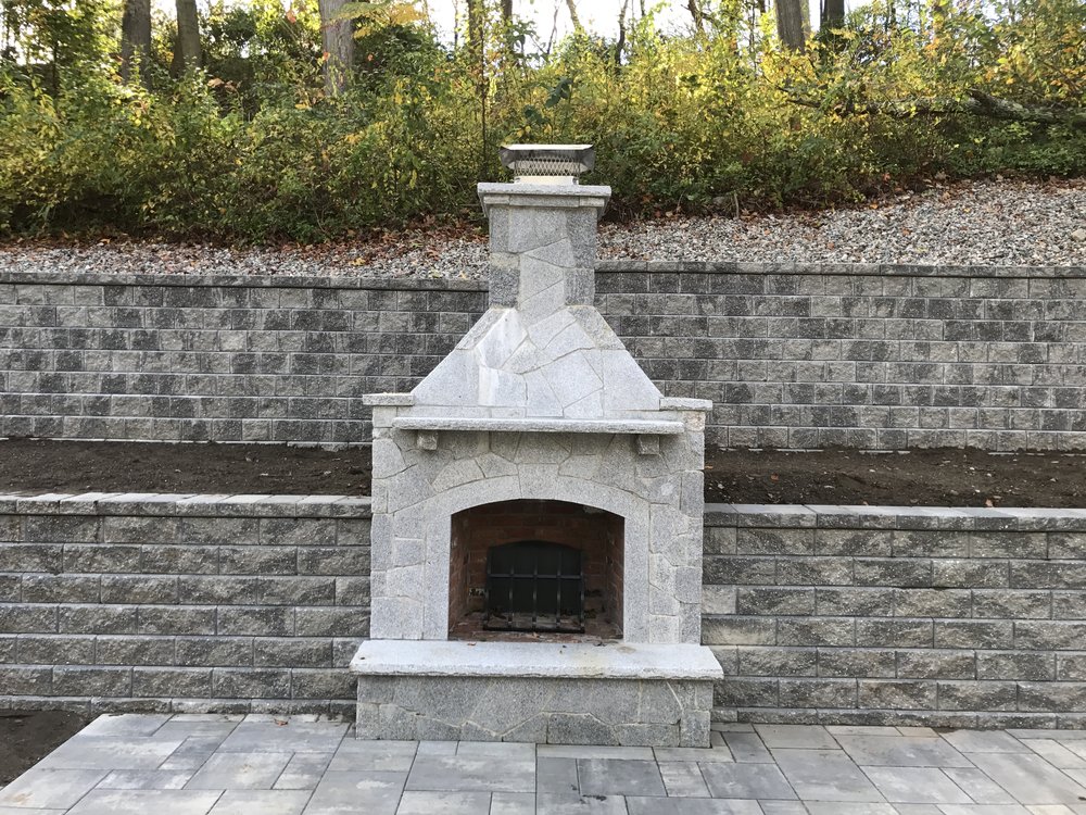 5 Diffe Outdoor Fireplace And Fire, Outdoor Fireplace Against Wall