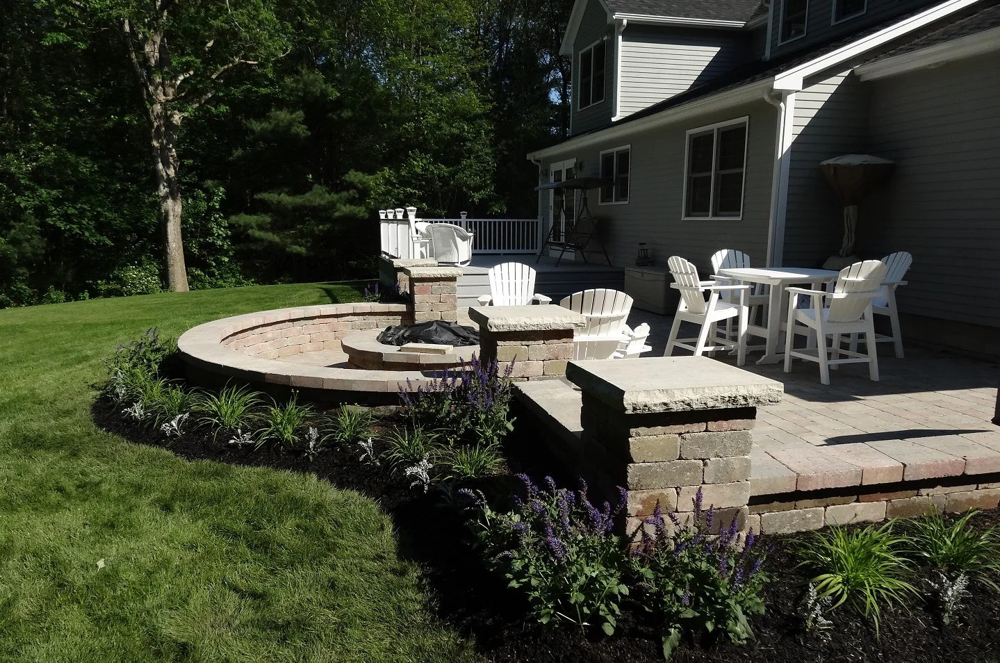 Patio Installation Wellesley MA Landscaping Massachusetts ??? Wenzel Inc.