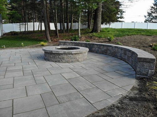 outdoor fireplace Needham MA - patio installation Needham MA