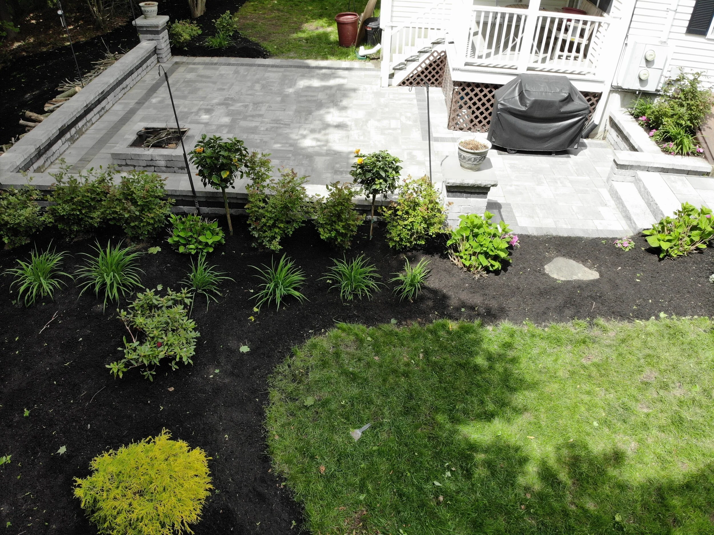 Pairing Natural Stone and Greenery in Wellesley, MA, Landscaping