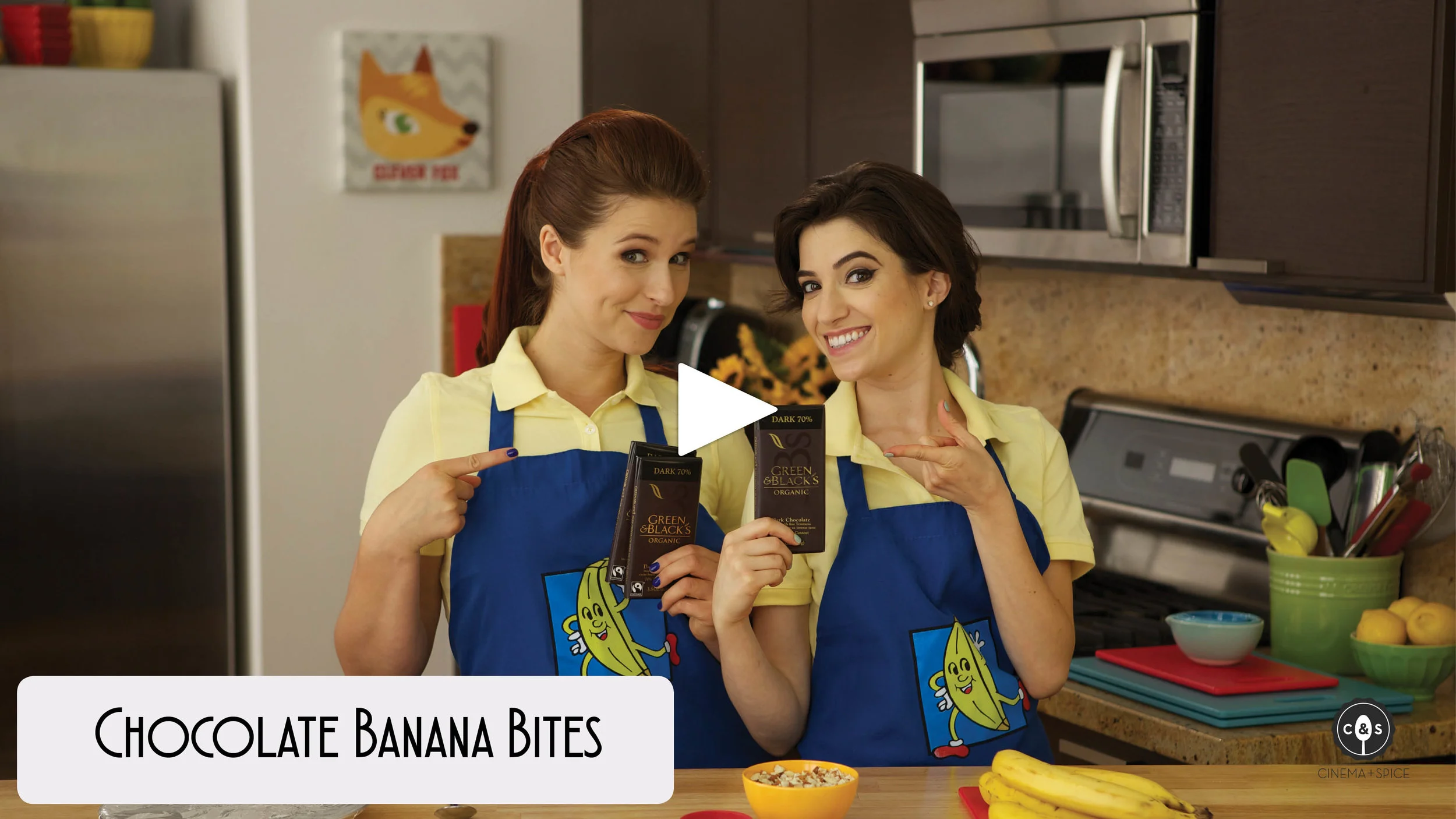 Chocolate Covered Banana Bites