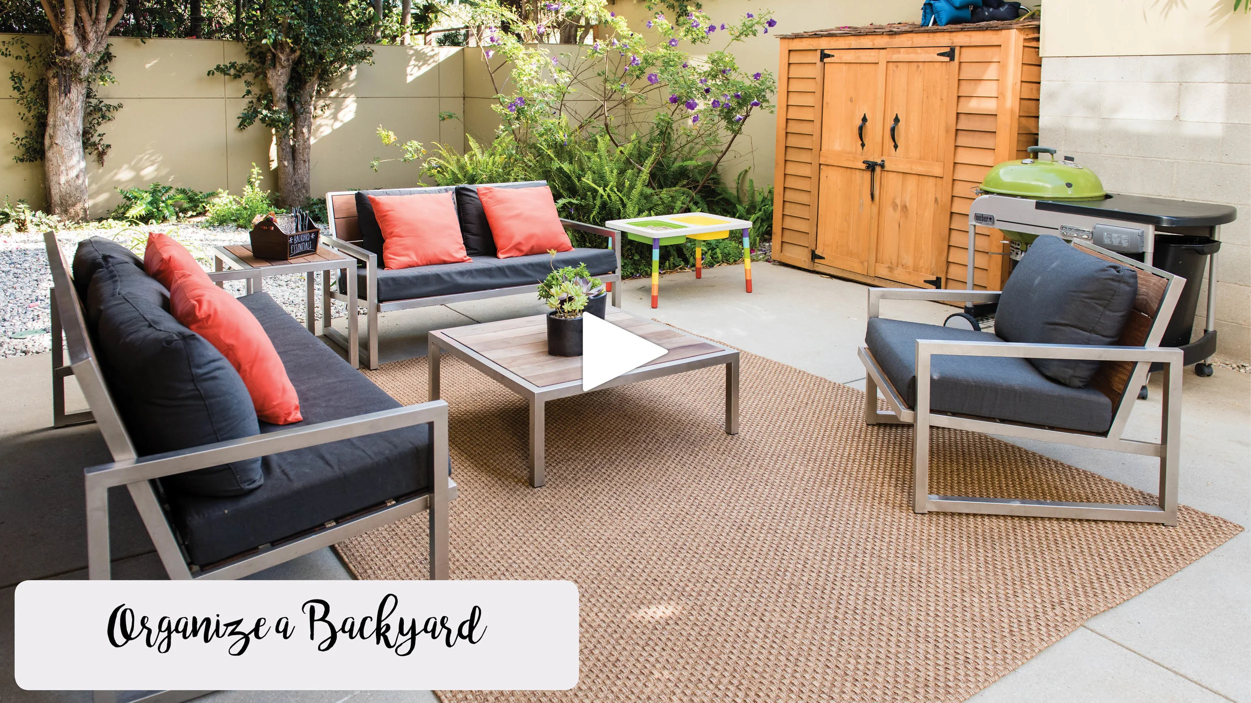 How to Organize Toys in the Backyard