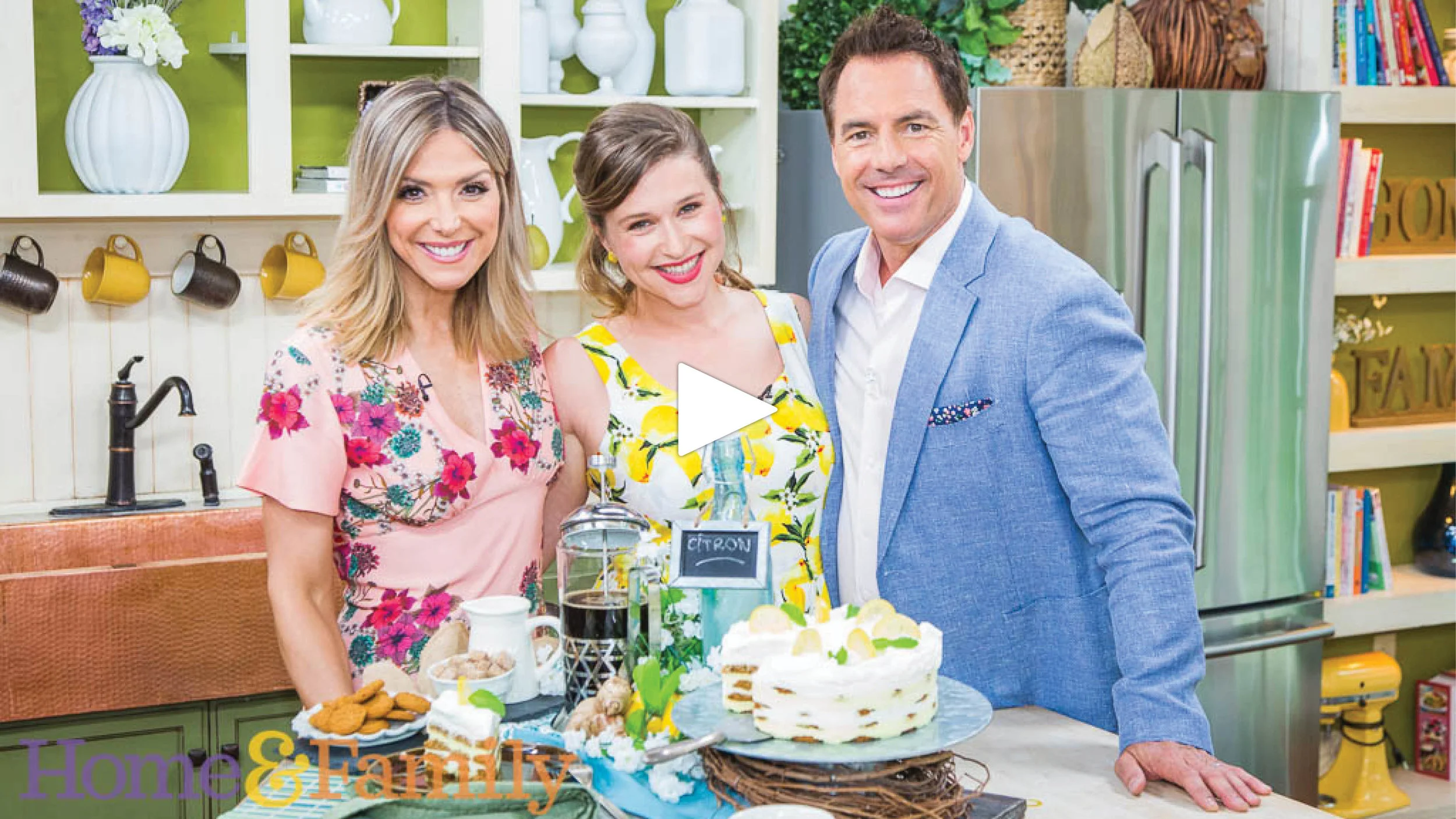 Home & Family Lemon Icebox Cake