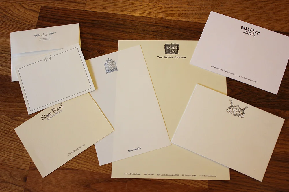 Stationery and Correspondence.
