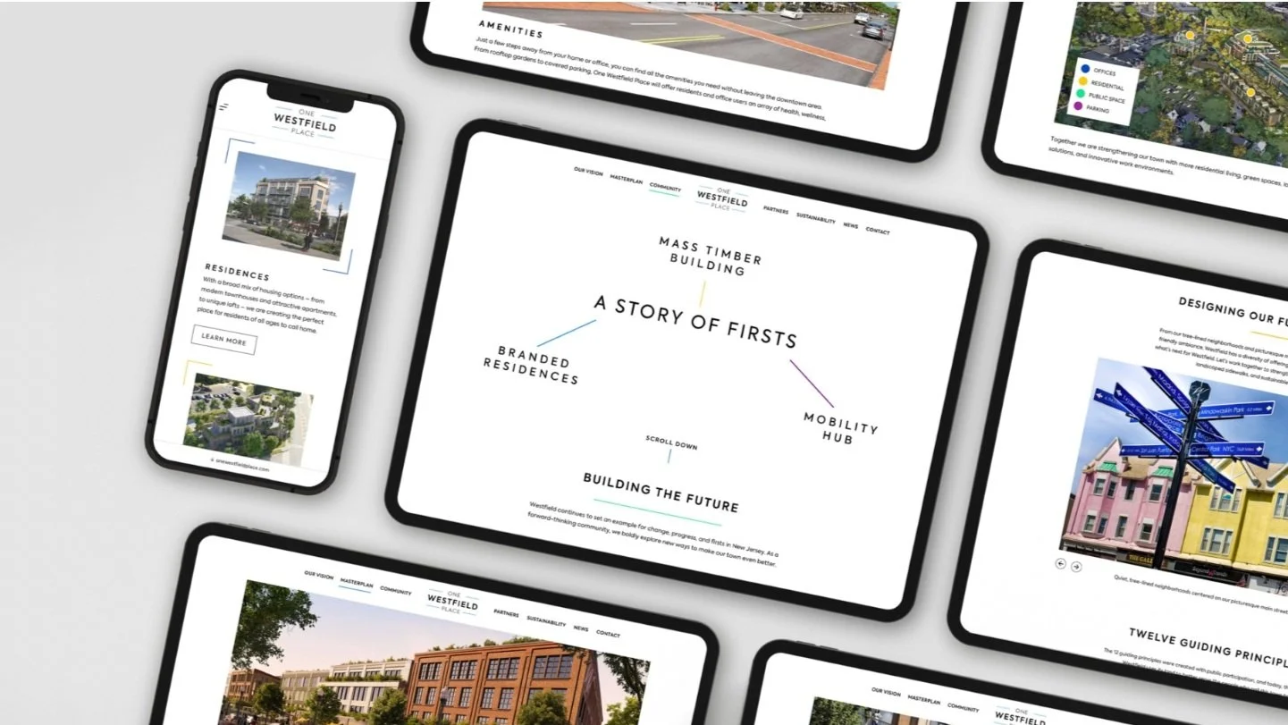 One Westfield Place - Visual Identity and Web Mockups