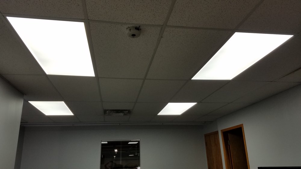 Gallery Edge Led Lighting Indianapolis Commercial Retailer And Installation - Led Flat Panel Drop Ceiling Lights