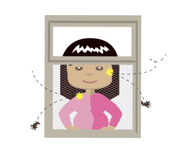 在窗戶和門上使用紗窗