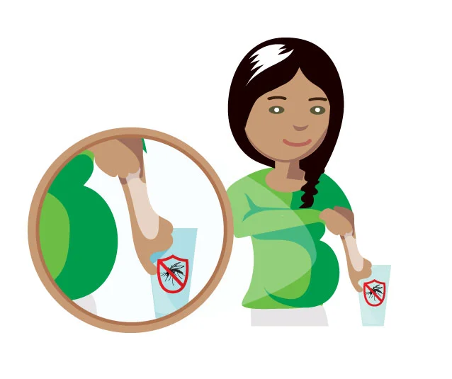 모기 살충제를 사용하세요.