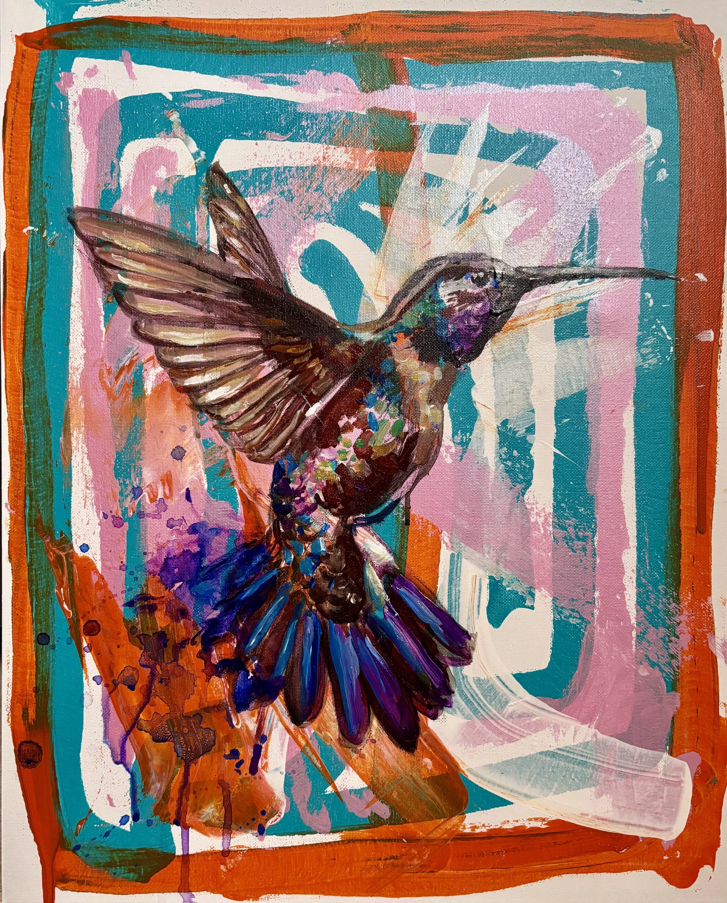 "Garden Dancer" Framed Print