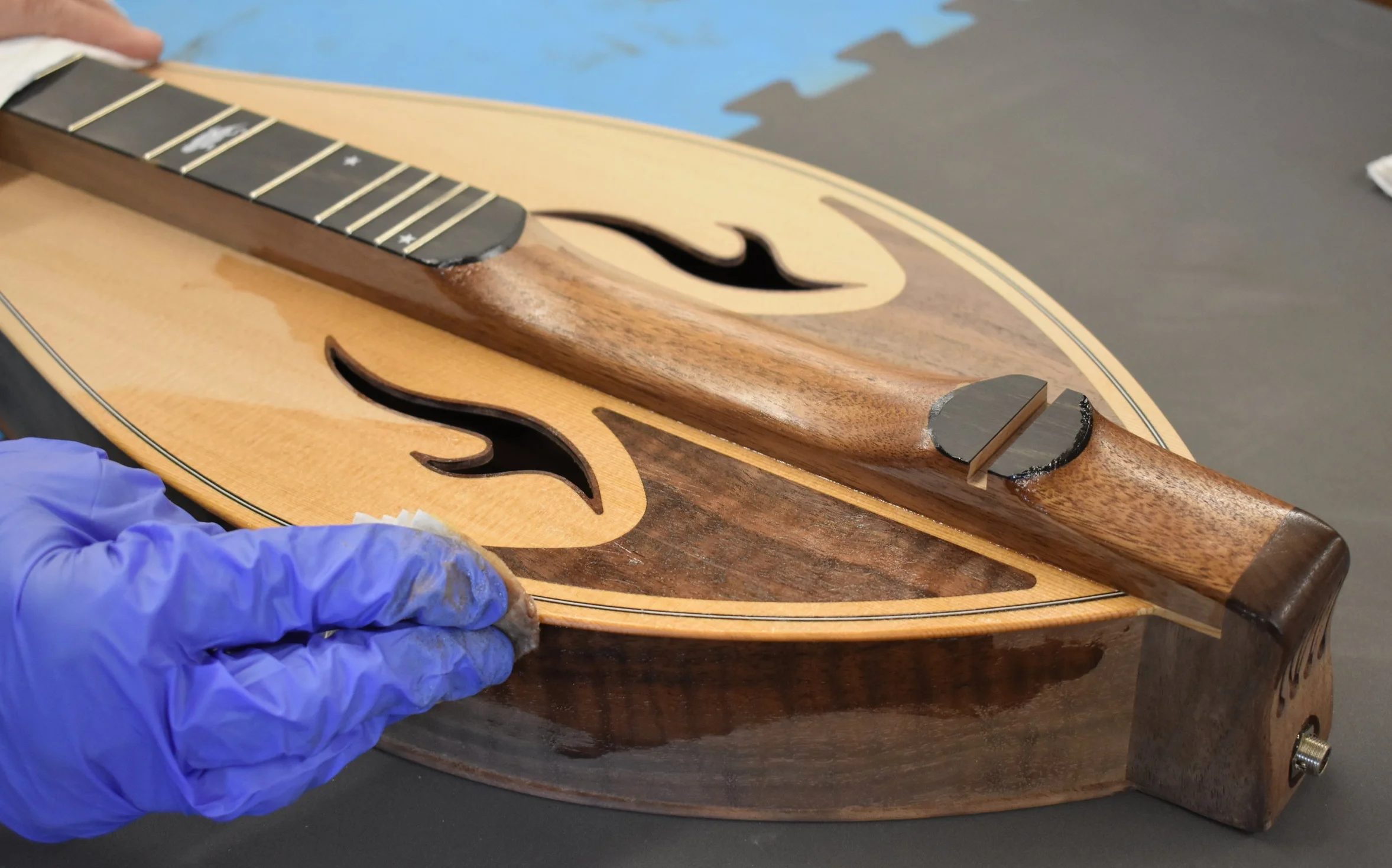 That first coat of finish...