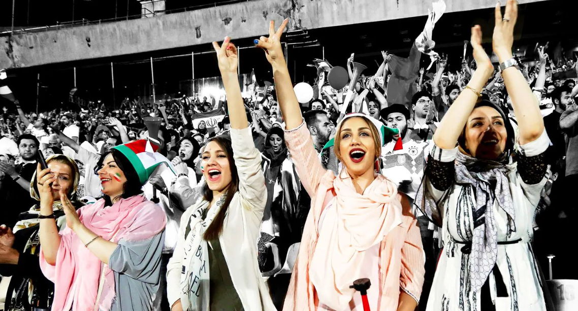 For the First Time Since 1980, Iranian Women Were Allowed to Watch the World Cup in the Same Stadium as Men