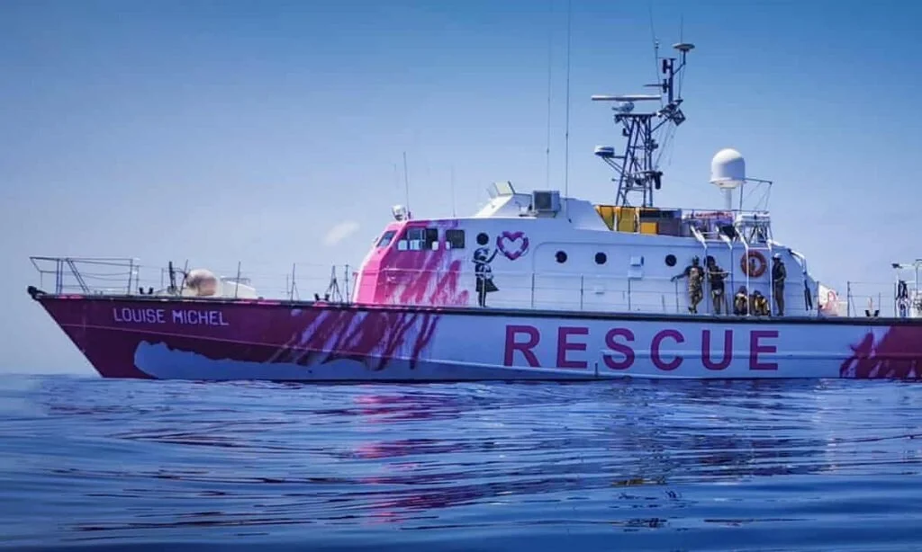 Banksy Has Financed—and Decorated—a Search-and-Rescue Ship Patrolling the Seas to Help Migrants Crossing the Mediterranean