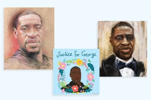 'Art Can Touch Our Emotional Core.' Meet the Artists Behind Some of the Most Widespread Images Amid George Floyd Protests