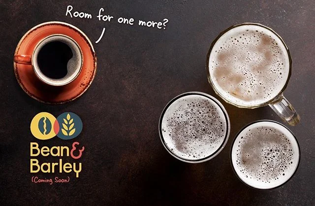 Another from the @beanandbarley #comingsoon campaign... can&rsquo;t wait to see this company in full swing! #Possibilities are endless...
.
.
.
#artistsoninstagram #graphicdesign #mississippi #louisiana #coffee #beer #craftbeer #coffeehouse #family #