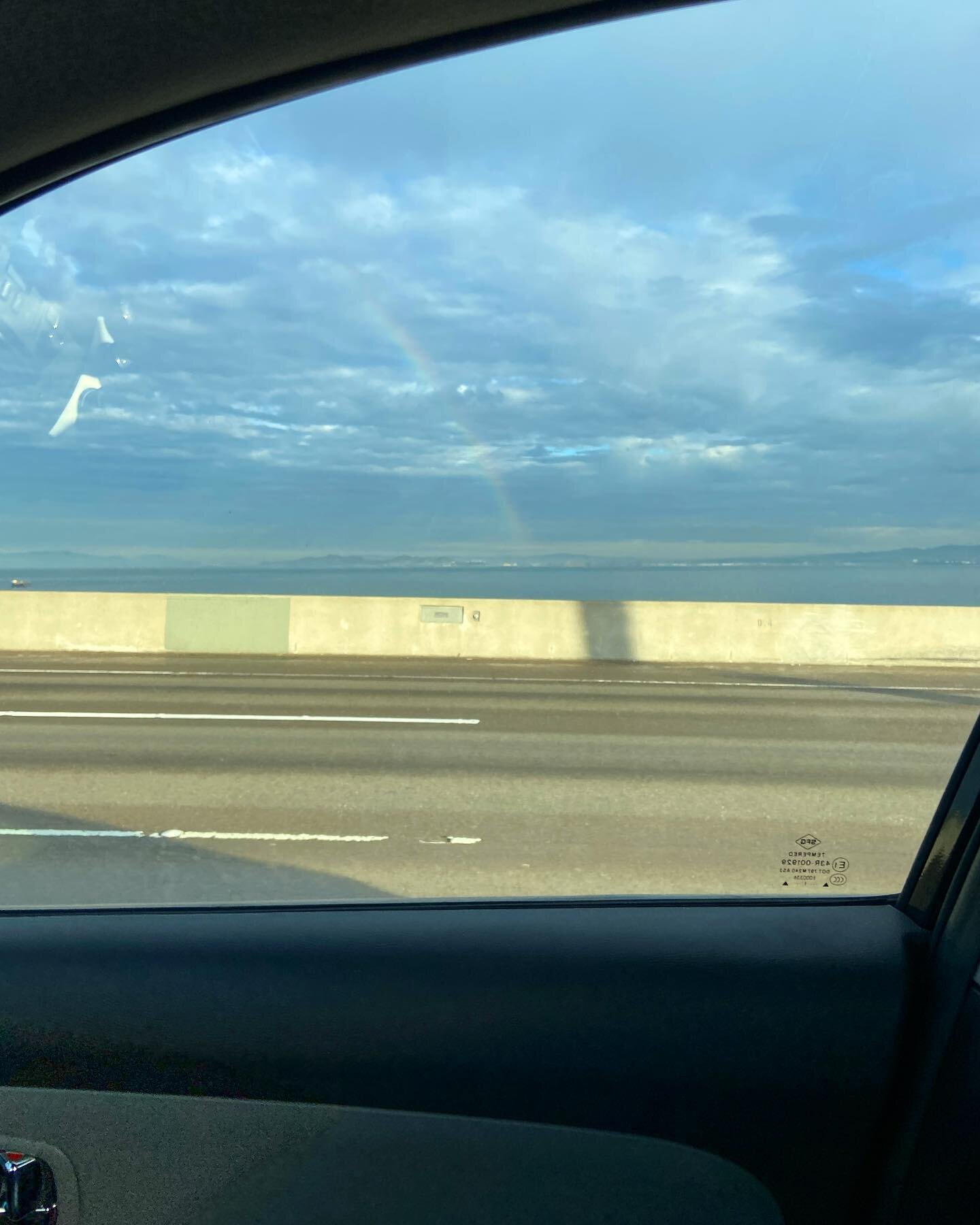 A few weeks ago I was driving to work and thought - I could really use a f-ing rainbow today (on a clear day, mind you). And THEN lo and behold a rainbow appeared right over the bay. 😵&zwj;💫👌🏽

That&rsquo;s that Spring energy working for us. When