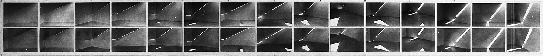 Equivalent Abstractions, 1974, 15 gelatin silver prints and 15 graphite drawings, 16"H x 20"W each, Collection of the Whitney Museum of American Art