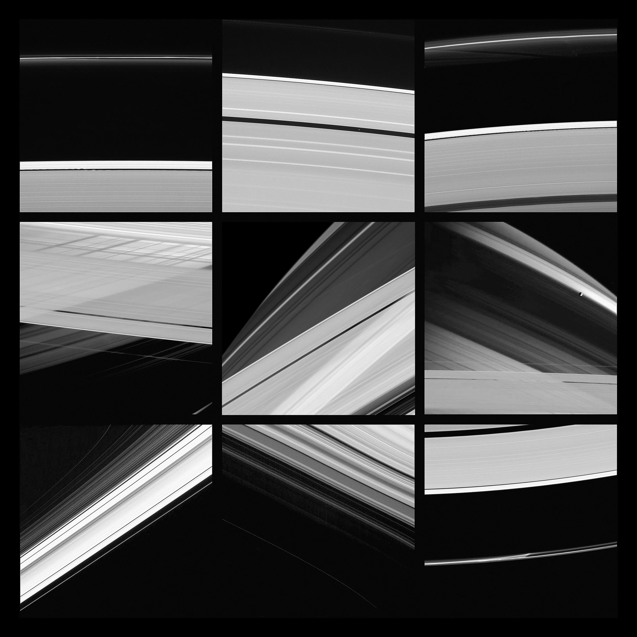 KOSMOS/Saturn V , 2015, archival black-and-white print, 33" x 33"