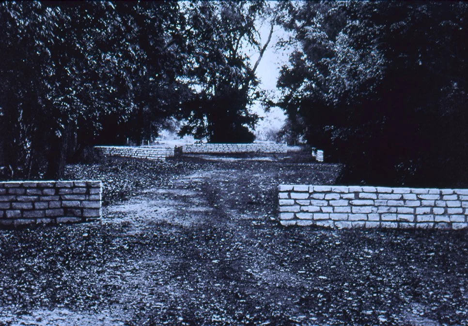   Sightline/Intersection,  1980, Laguna Gloria Art Museum, Austin, TX. Temporary Project. 