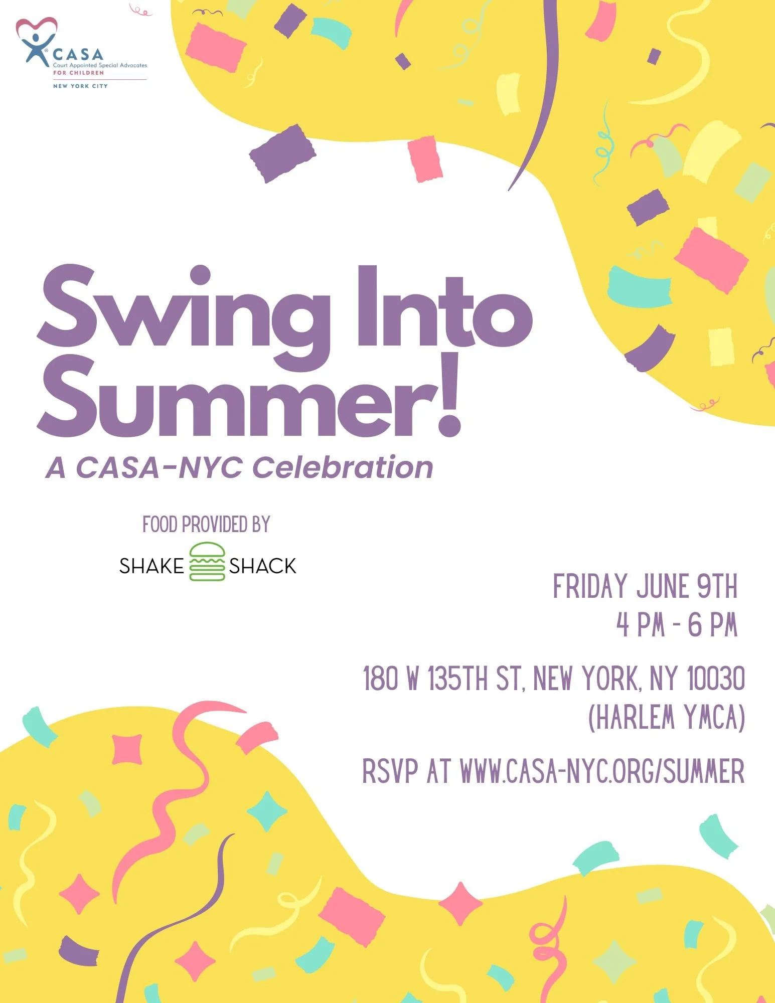 Swing Into Summer — CASANYC