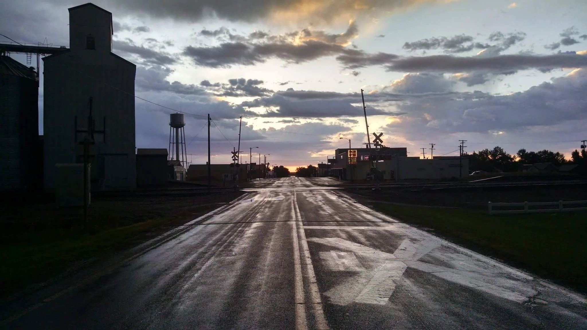 Dutton Railroad Crossing