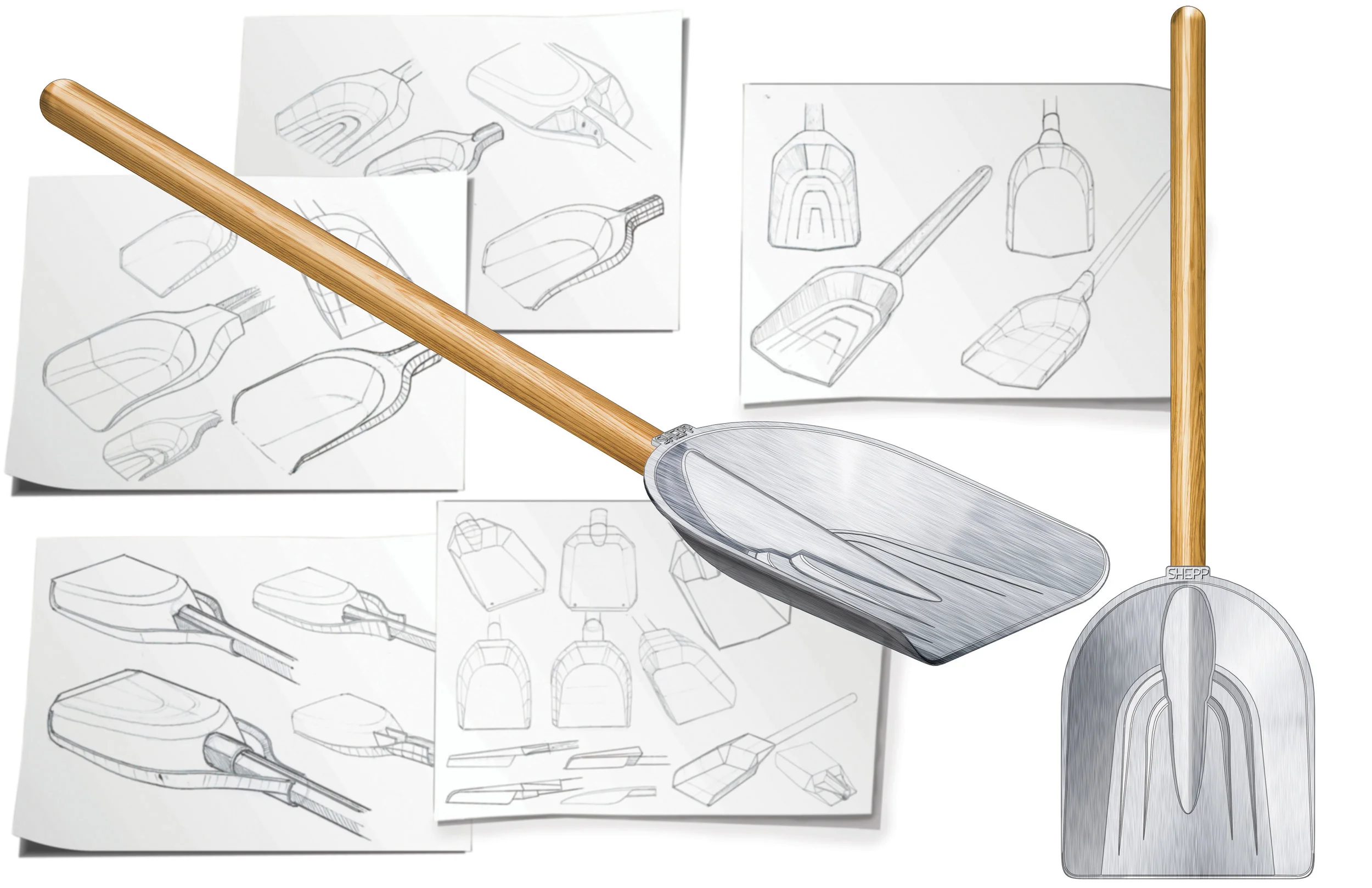 Snow Shovel - Sketch Development