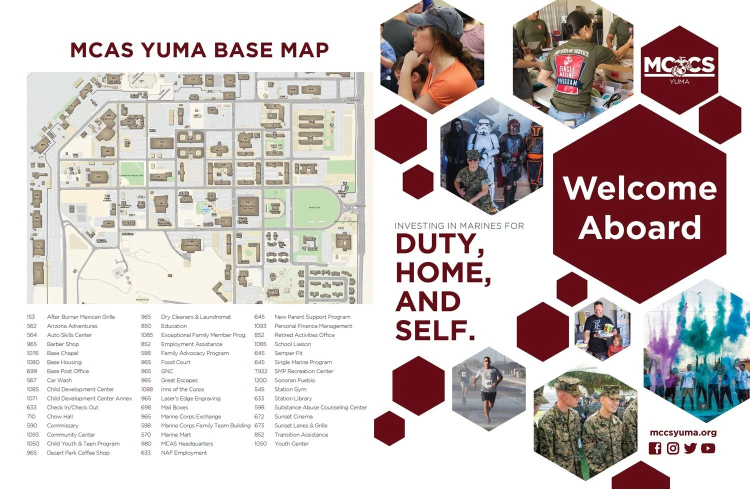 Welcome Aboard Brochure Outside