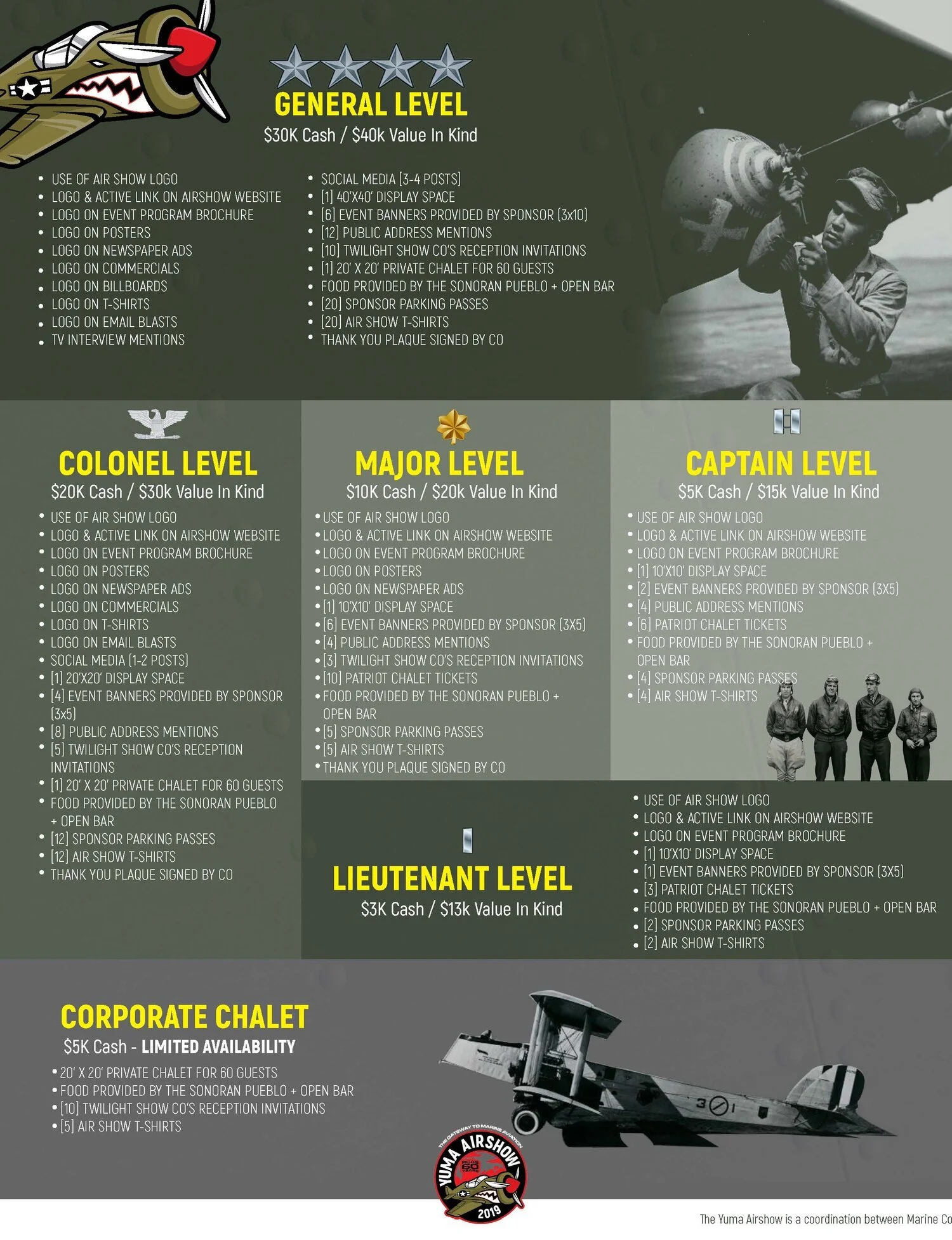 Airshow Sponsorship Packet Page 1