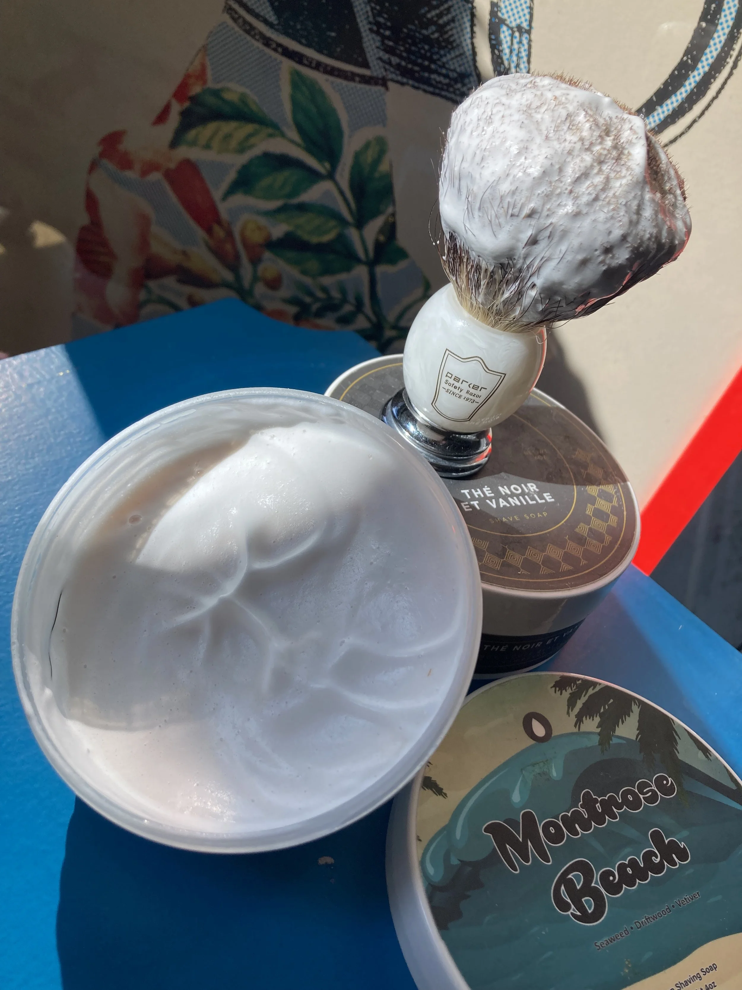 Brush and a Cream Shaving