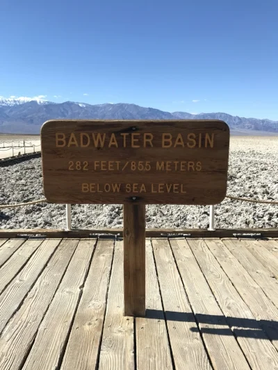 The lowest point in North America
