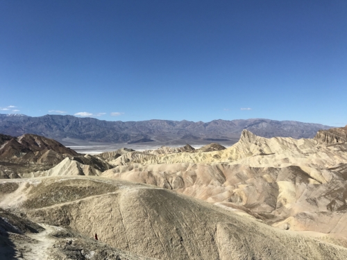 The badlands at Zabriskie Point