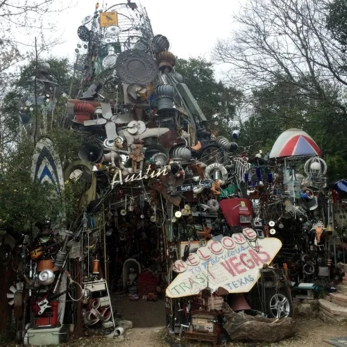 This just happens to be in a man's backyard, because...why not?