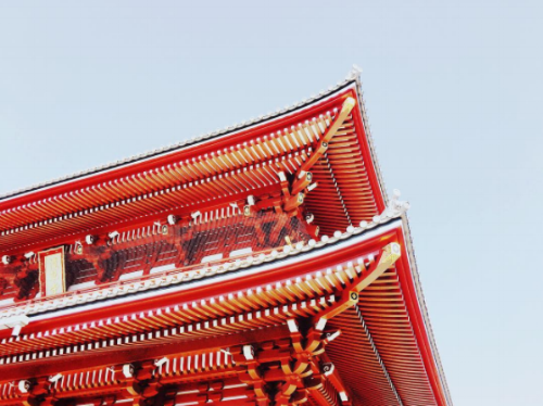 The Asakusa Sensoji Temple in Tokyo, Japan