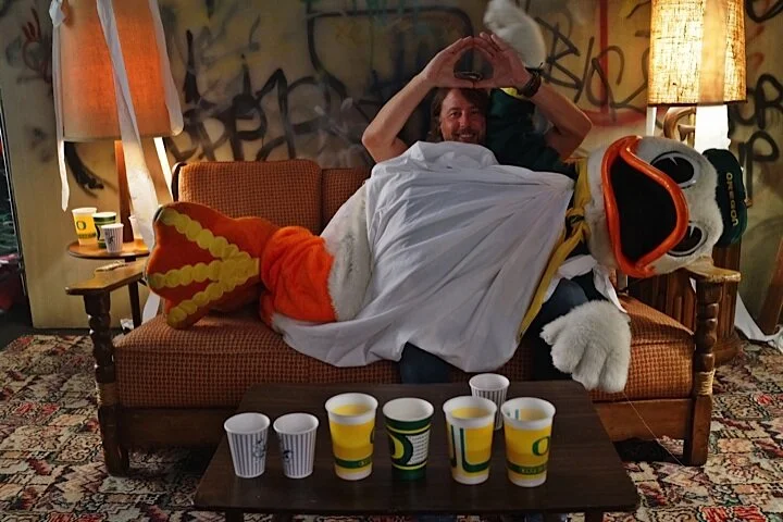 On set with Puddles at Nike shoot in 2016. Me and Puddles go way back.