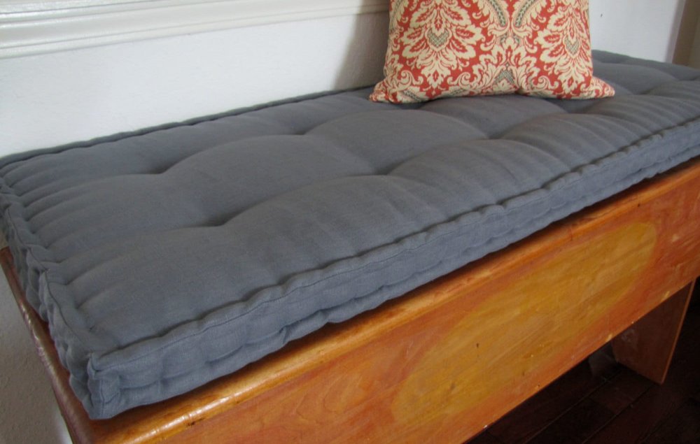 DIY Linen Seat Cushion – the thread