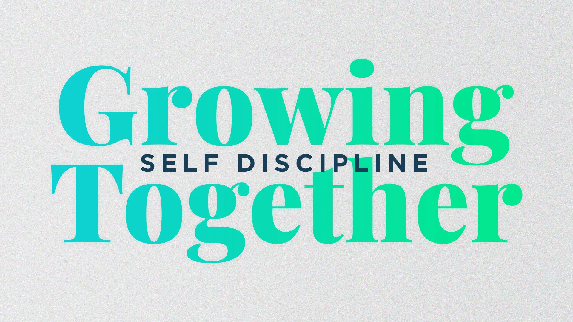 Self Discipline