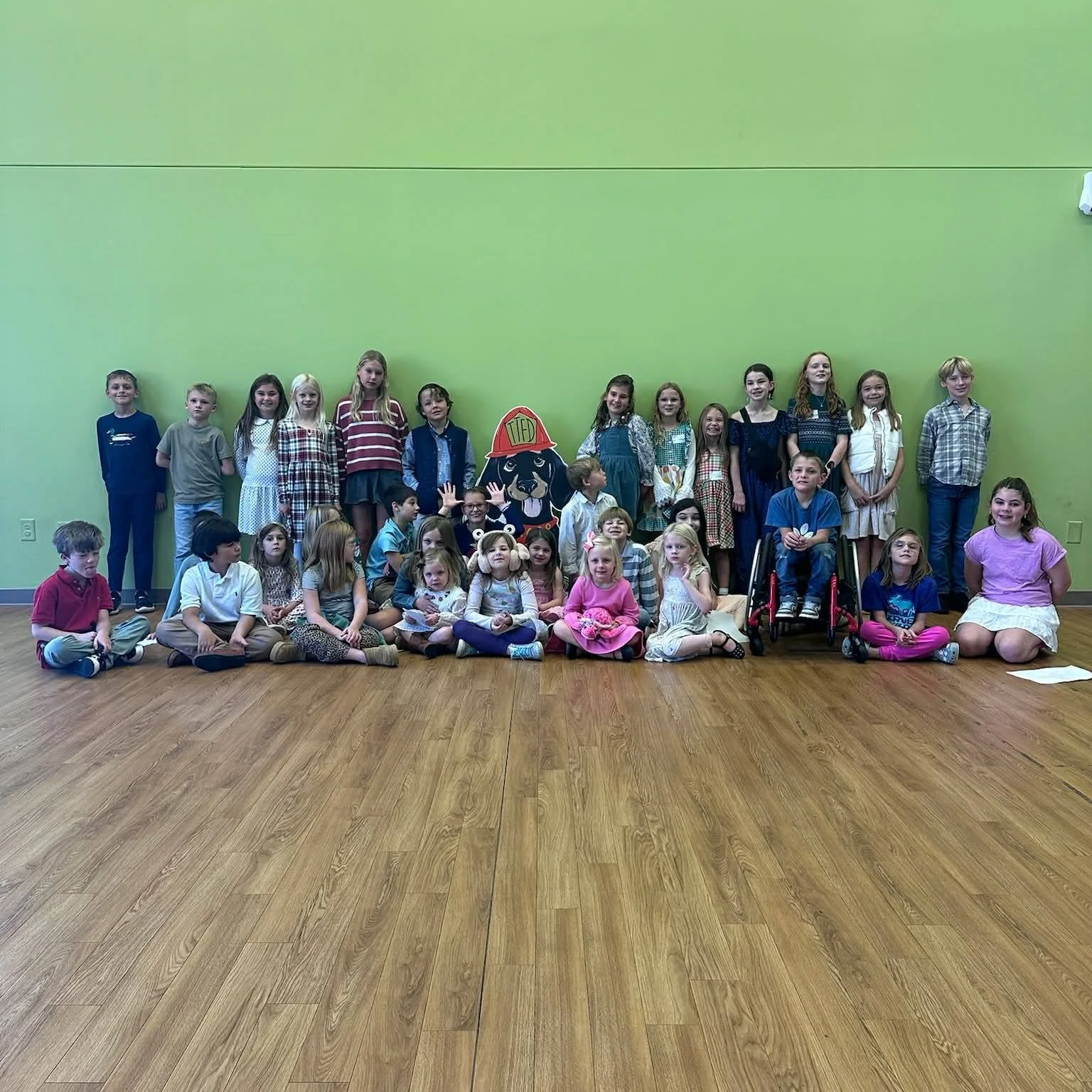 We got to meet Micro on Sunday, the star of Pat Mitchell&rsquo;s sweet book The Smallest Tallest Dog in Town. You can grab your own copy and a matching Micro plush for $35, and honestly, they make the cutest Christmas gifts ever. 

But the best part?