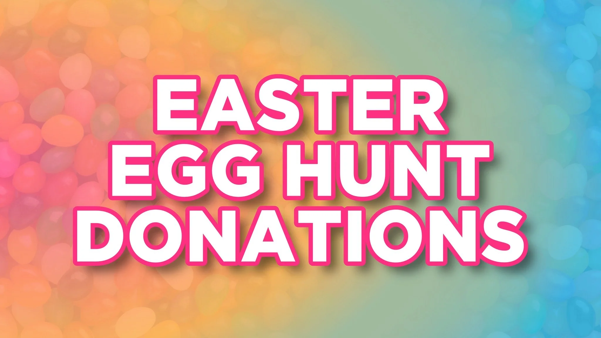 Help us make this Easter extra sweet for the families in our church and community! 
Your monetary donation gift will go directly toward purchasing candy for our Easter Egg Hunt on Sunday, March 29 &mdash; a day that brings joy, laughter, and lots of 