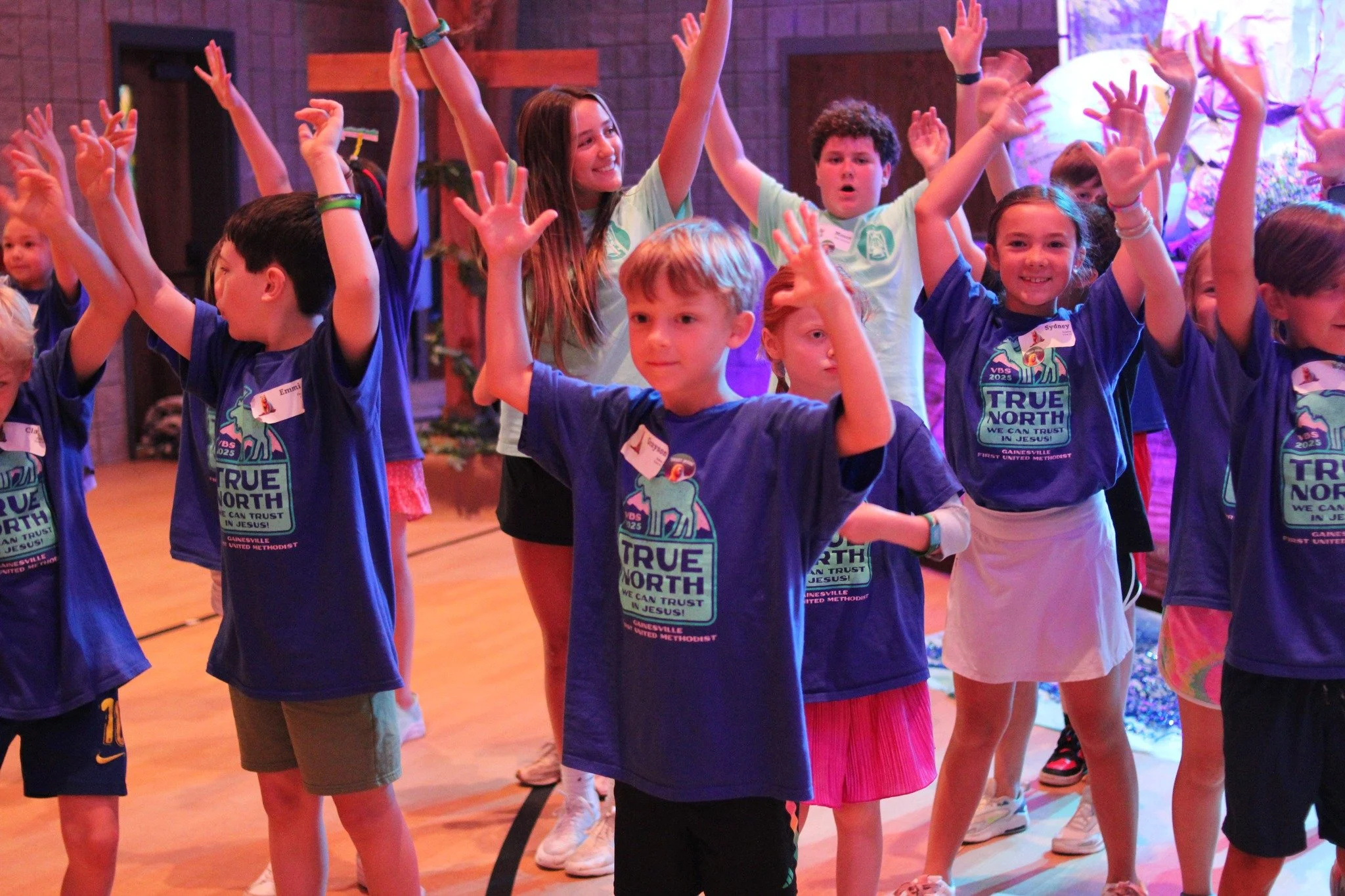 VBS / June 1-5
Ages rising Pre-K - Completed 5th grade
(Child must be 4 years old by September 1, 2026)
Splash past roaring waterfalls, wander under giant jungle trees, and spot bright birds and silly monkeys along the way! In this wild and wonderful