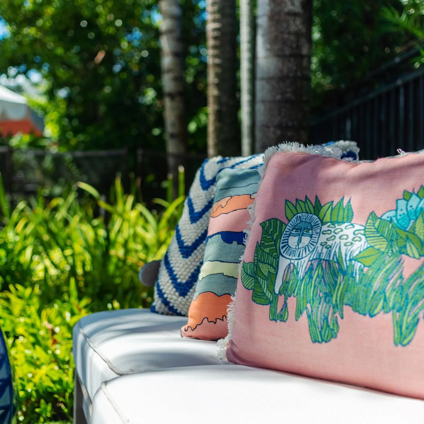 As the air turns crisp, the outdoors becomes an extension of the home&mdash;spaces for gathering, lounging, and savoring the season. Every cushion, color, and curve chosen with the same care as what lies within.
#BiographicalDesign #MiamiMaximalism #