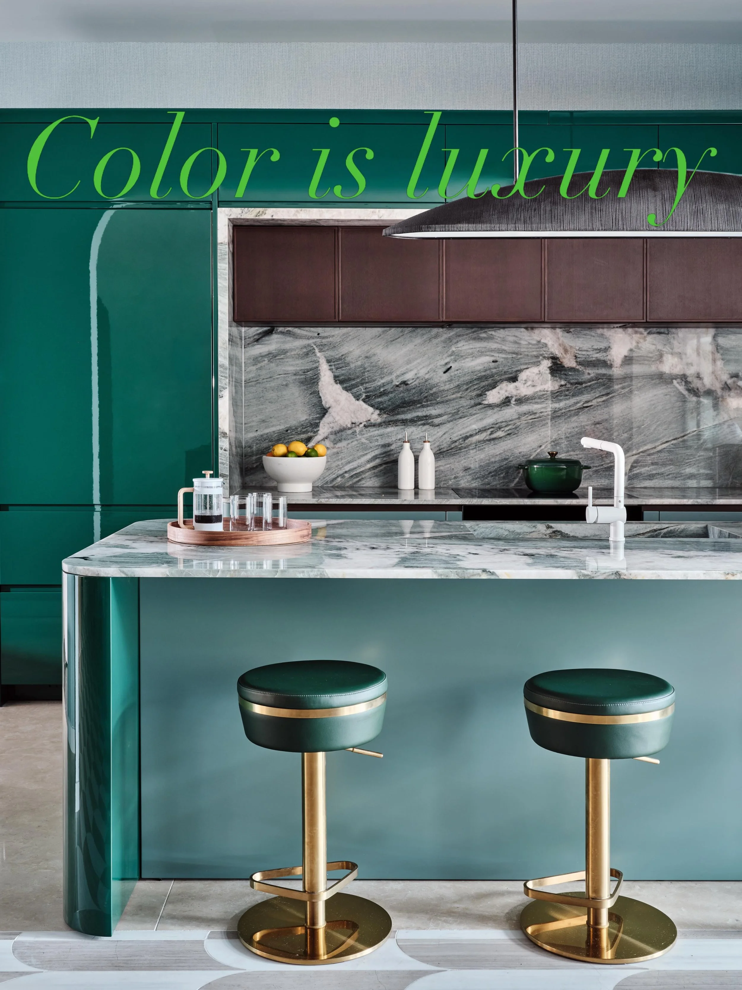Color is luxury.

Not simply because it is beautiful, but because it represents freedom, personality, and the courage to live beyond sameness.

At Errez Design, color is never random. It is personal. It is biographical. It is rebellion with intention