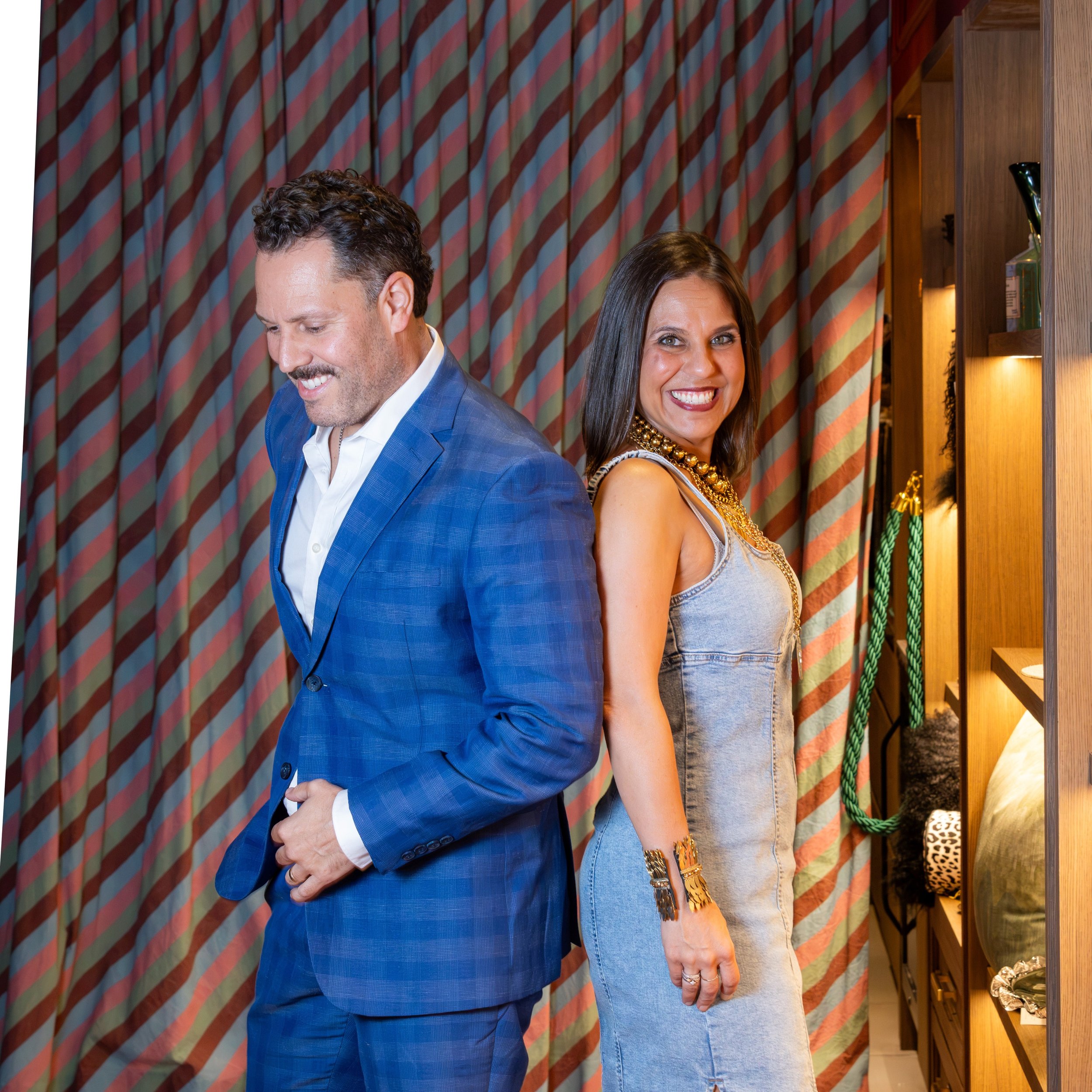 Some of our favorite moments happen between the poses. This one feels like us&mdash;creating together, laughing together, and telling stories through the spaces we design. Thank you to Stroll Cocoplum for featuring our journey and our philosophy of B