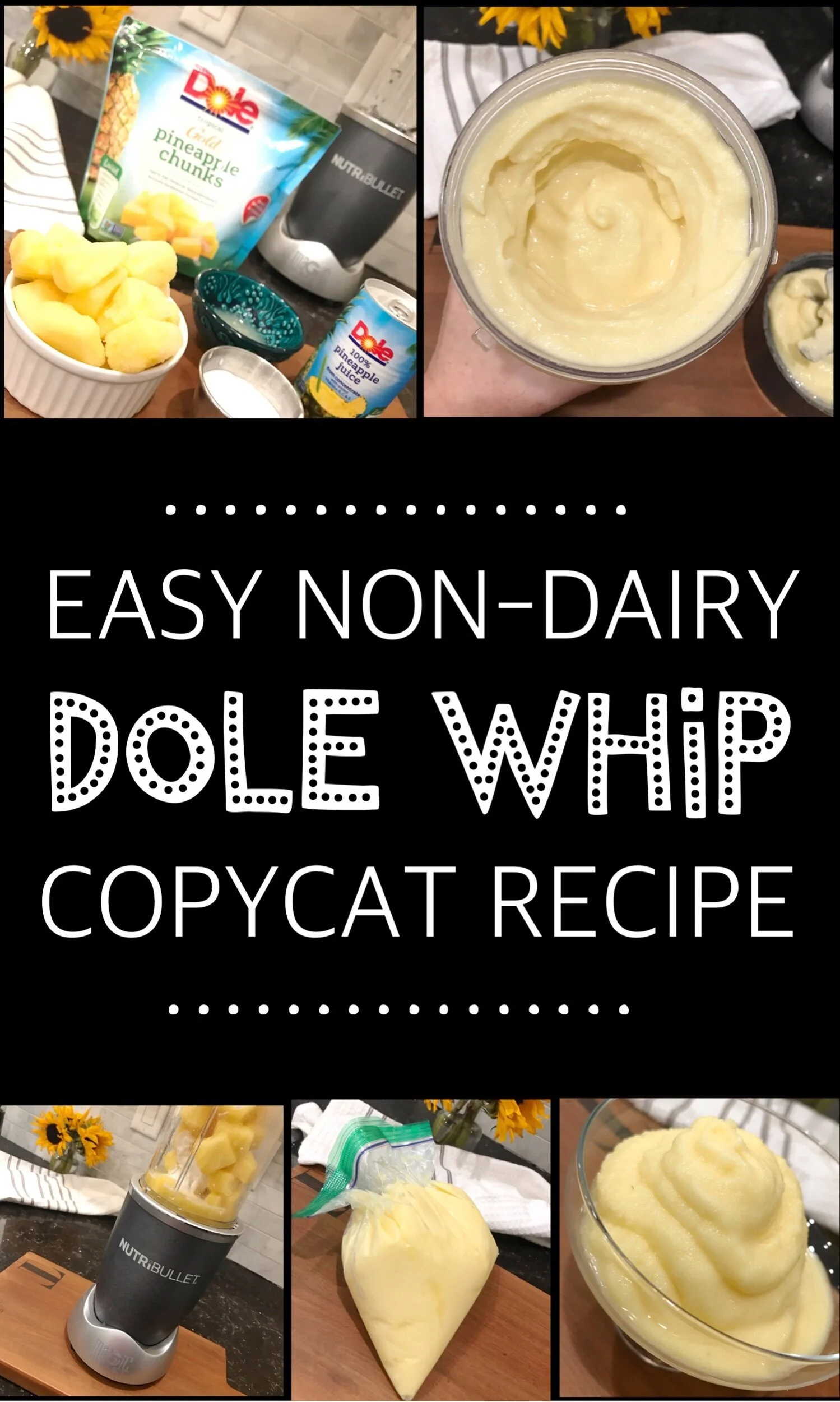 Easy Non-Dairy Dole Whip Copycat Recipe