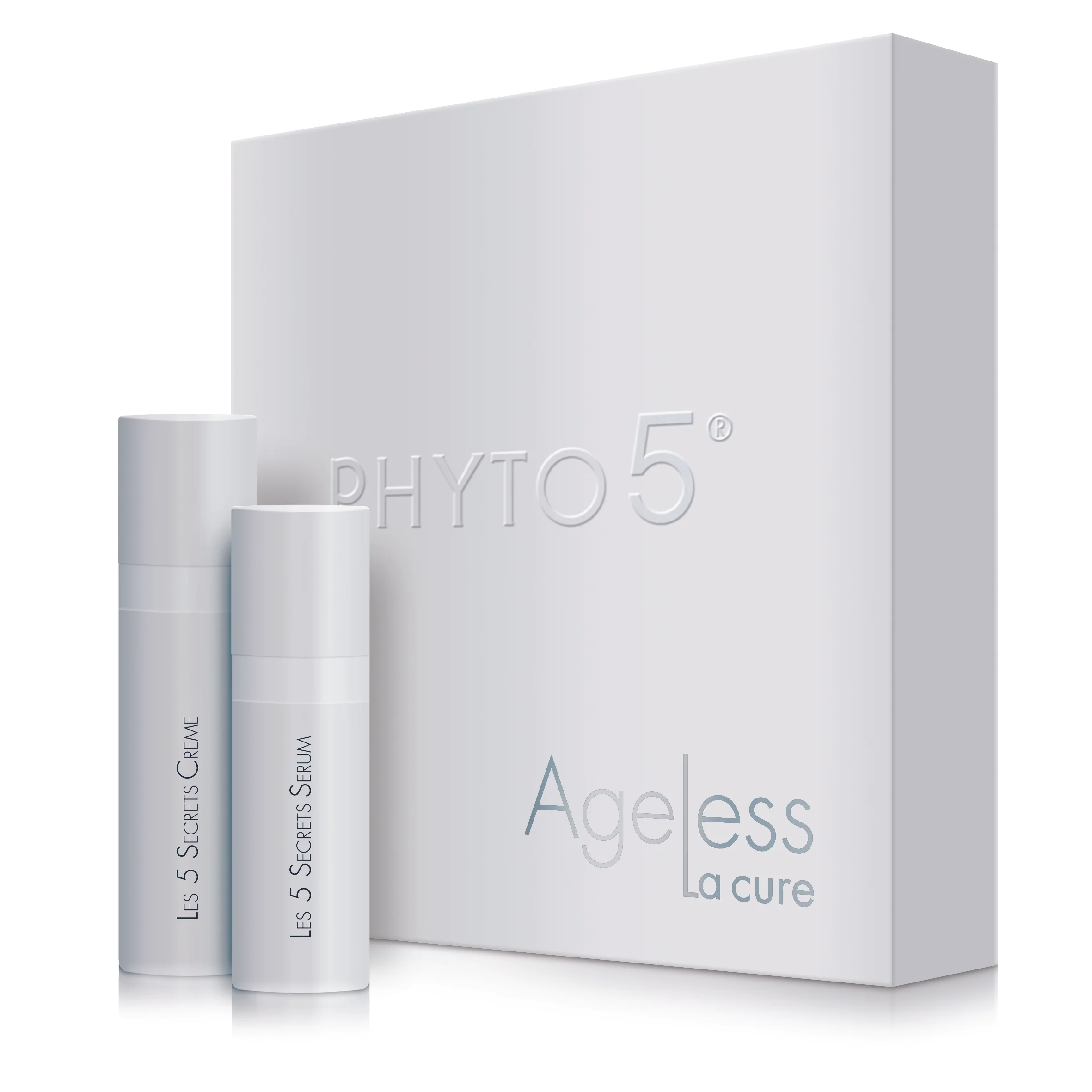 One of ten products from the line: The Five Secrets Facial Serum and Cream Kit for a 3-Week Cure