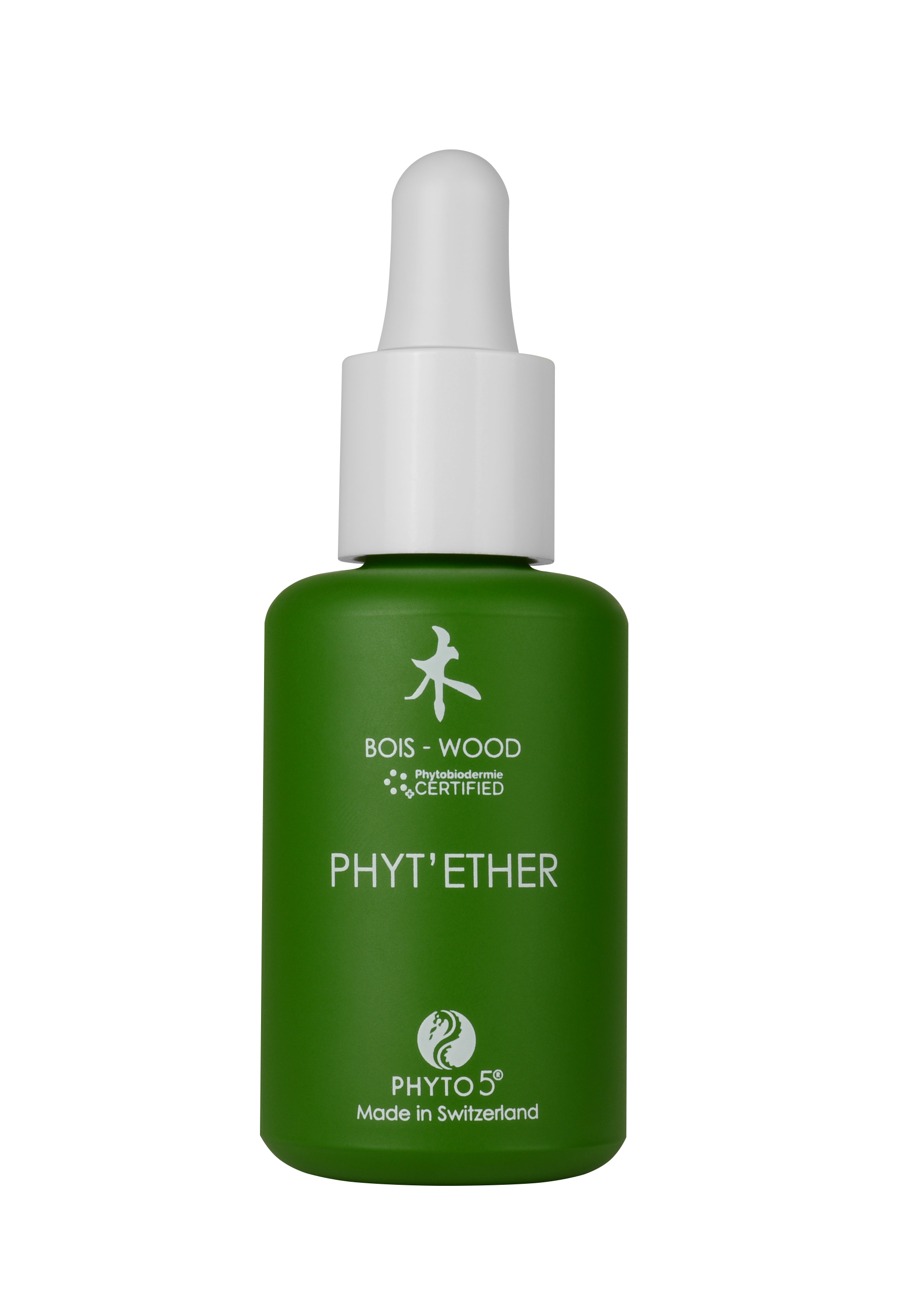 A 1 oz. bottle of Wood element Phyt’Ether serum for face and body