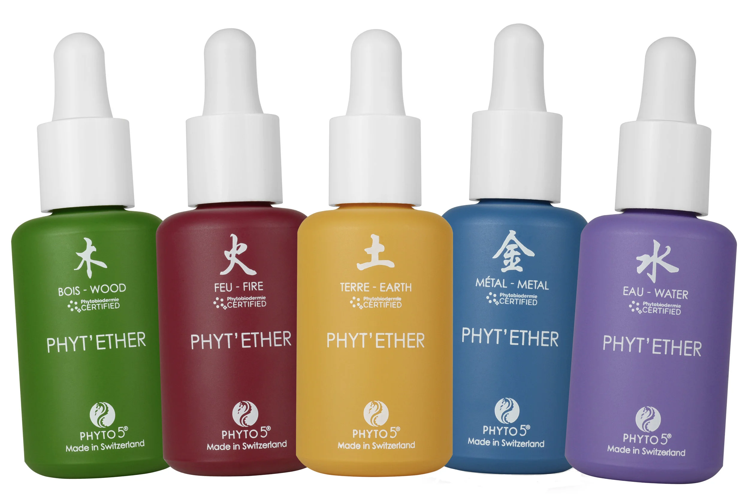 Five Element Phyt’Ether Serums for Face, Scalp, Body and Emotions by PHYTO5