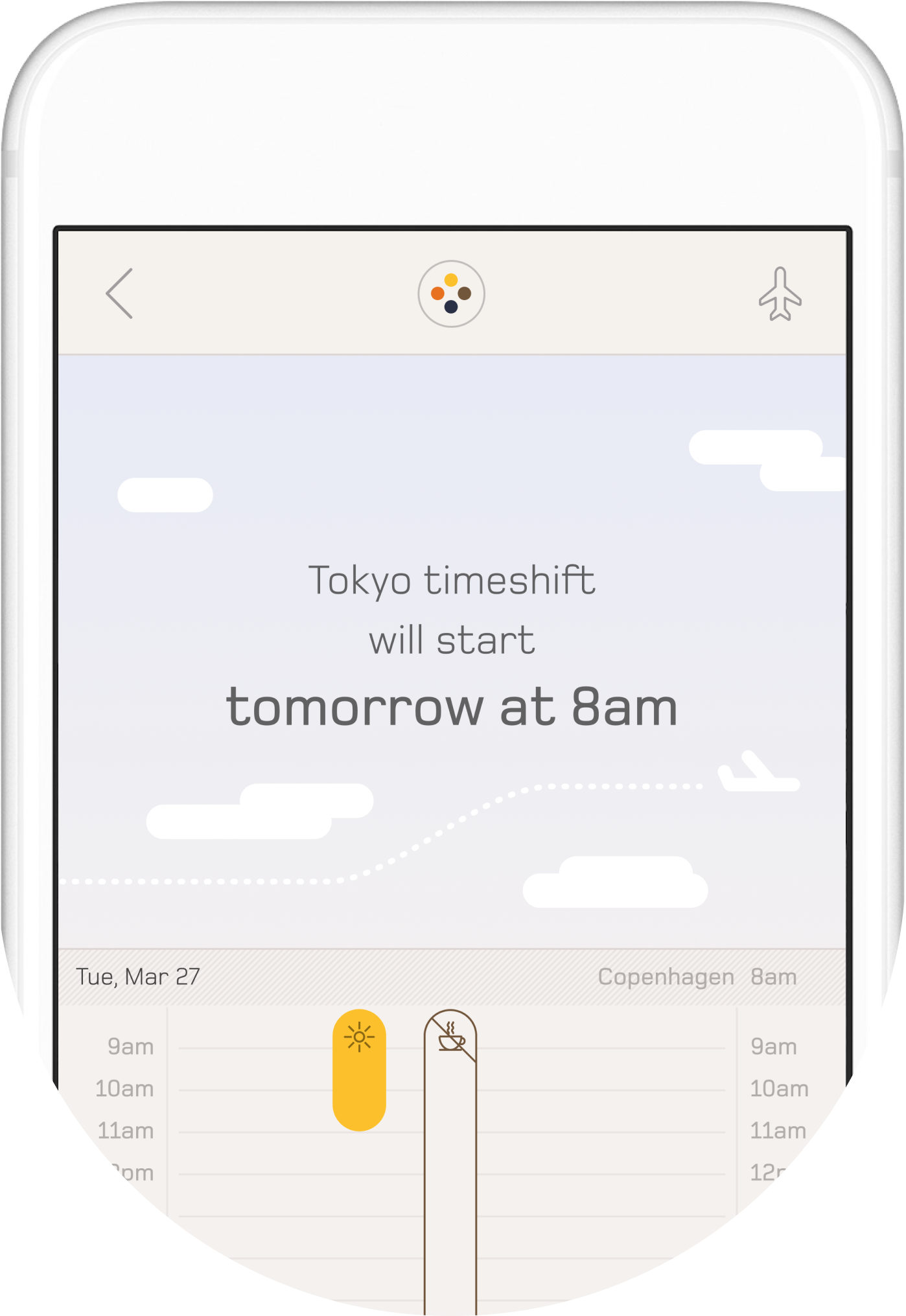 Your Timeshifter jet lag plan is highly personalized